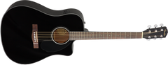 Fender Cd-60Sce Dreadnought, Walnut Fingerboard, Black