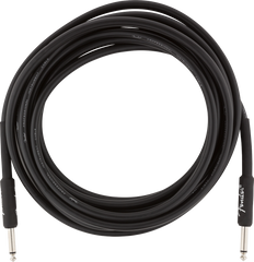Fender Professional Series Instrument Cable, Straight/Straight, 15', Black