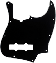 Fender Pickguard, Jazz Bass, 10-Hole Mount (With Truss Rod Notch), B/W/B, 3-Ply