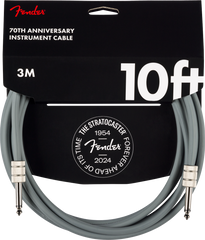 Fender 10 Anniversary Instrument Cable Gray, 10
