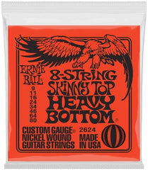 Ernie Ball Eb-2624 8-Str-Sk.Top-Hvy-Bot/8