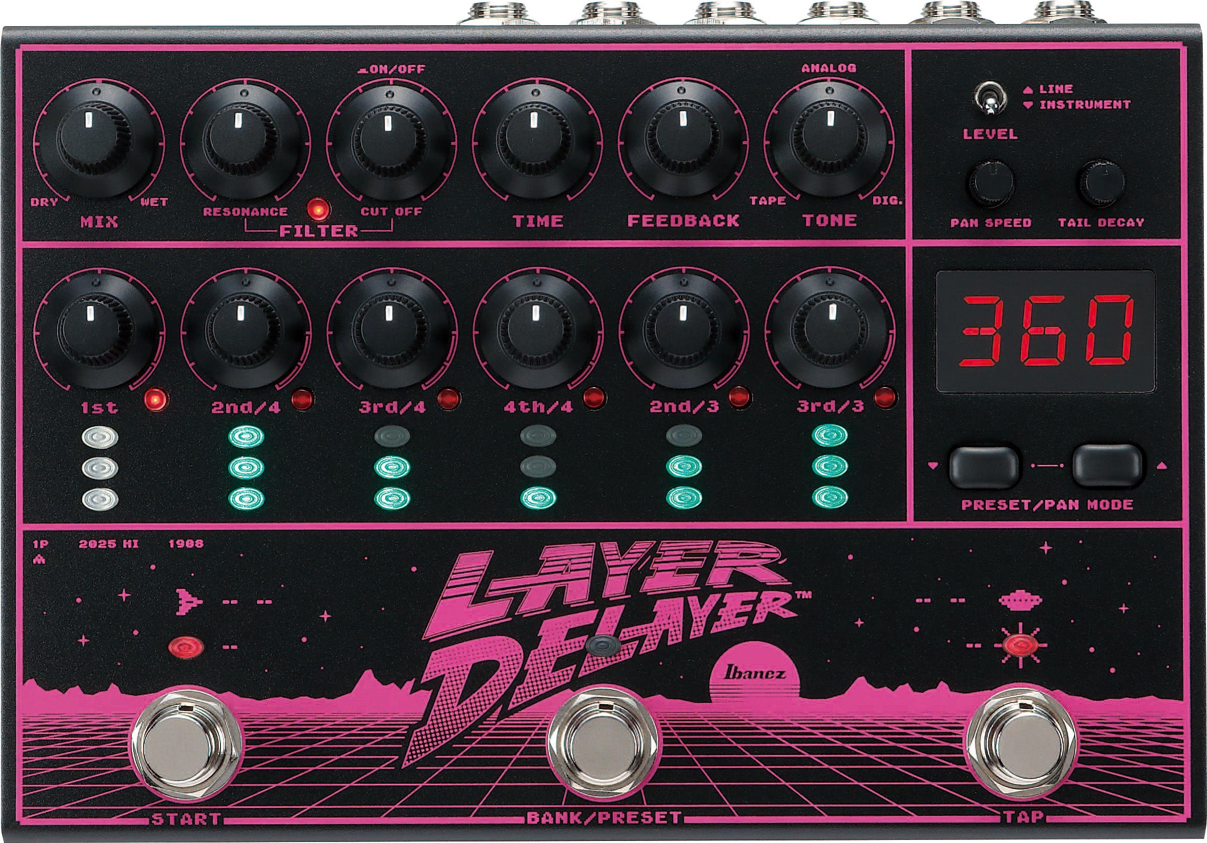 IBANEZ LD303 Multi-head Delay Pedal