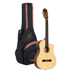 Ortega Rce125Sn Klassisk Gitarr 4/4 Size, Med Mik, Thin, Slim Neck