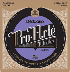 DADDARIO FRETTED EJ44 Strängset Classic Pro Arté X-Hard