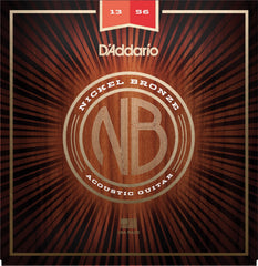 DADDARIO FRETTED NB1356 Strängset Western Nickel Bronze 013-056
