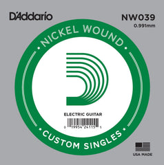 DADDARIO FRETTED NW039 Gitarrsträng Elgitarr Nickel Wound 039