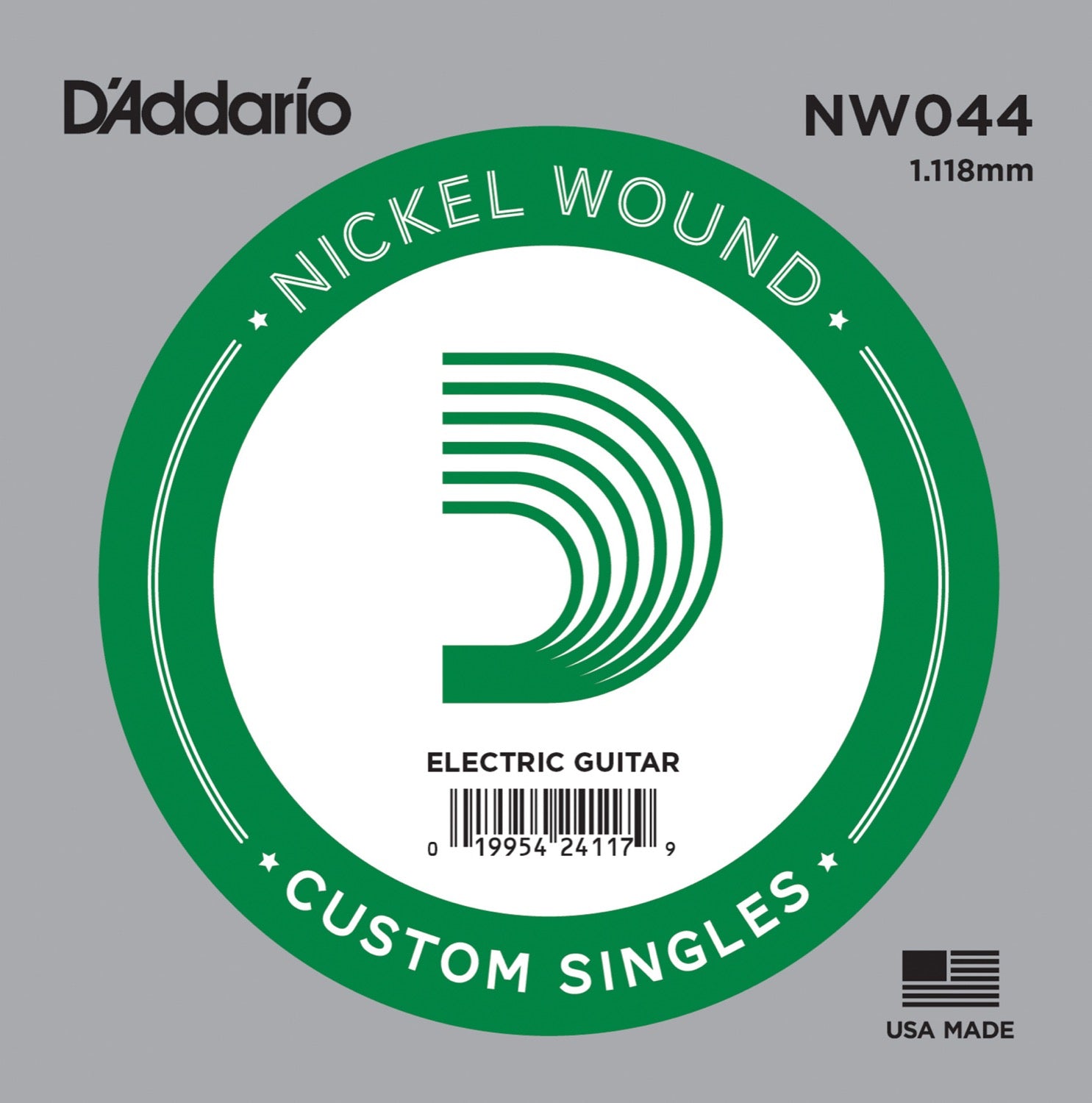 DADDARIO FRETTED NW044 Gitarrsträng Elgitarr Nickel Wound 044