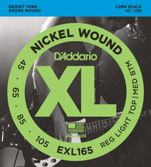 Daddario Exl165 Strängset Elbas Nickel Wound 045 - 105 Custom Light