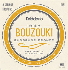 Daddario Ej81 String Set Irish Bouzouki Phosphor Bronze 011-040