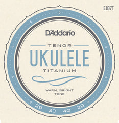Daddario Ej87T String Set Ukulele Tenor Titanium