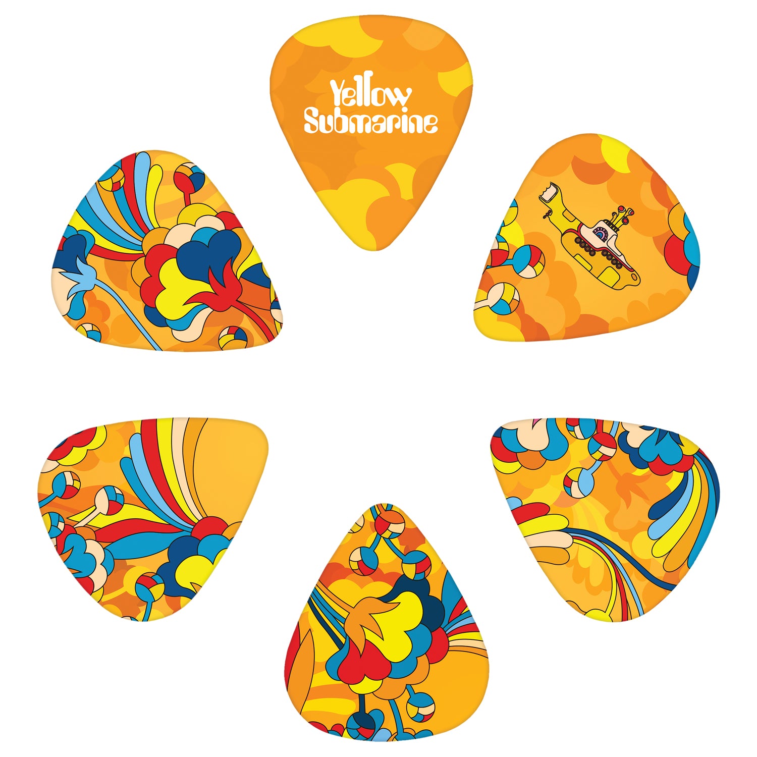 DADDARIO ACCESSORIES 1CWH4-11B1 Plektrum Yellow Subm. 15-p+Tinbox - Primrose Prairie