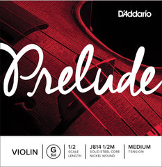 Daddario J814 1/2M Prelude Violin G 1/2 /Medium Tension