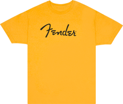 Fender Fender Spaghetti Logo T-Shirt, Butterscotch Blonde, Xl