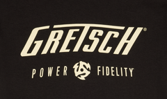 Gretsch Power & Fidelity Logo T-Shirt, Black, L