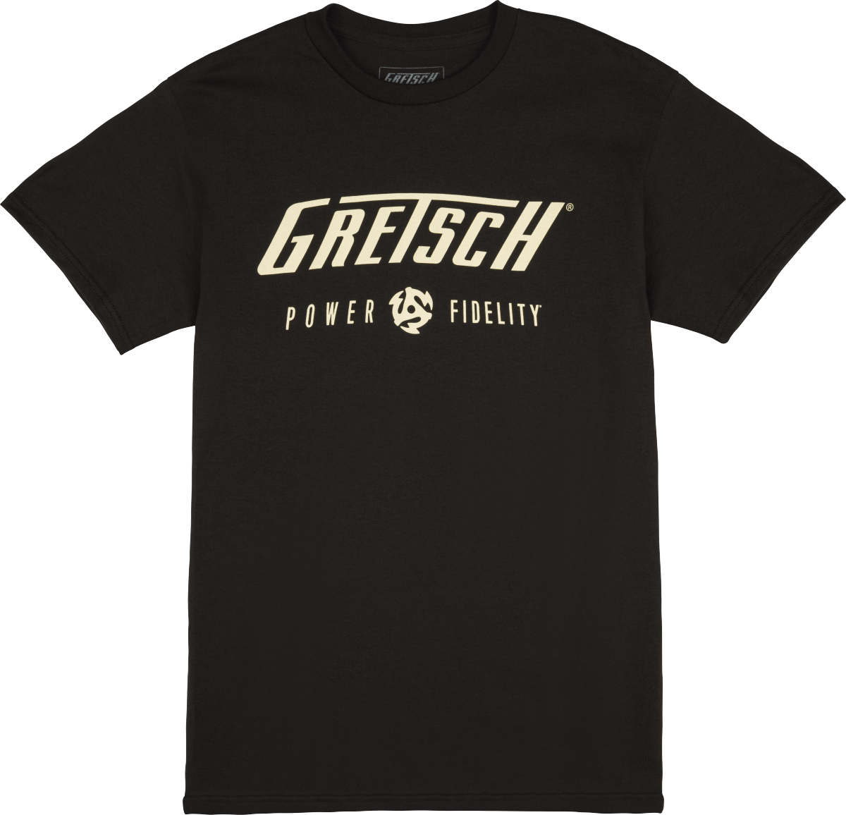 Gretsch Power & Fidelity Logo T-Shirt, Black, L