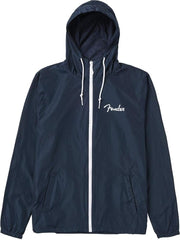 Fender Spaghetti Logo Windbreaker, Navy, Xxl