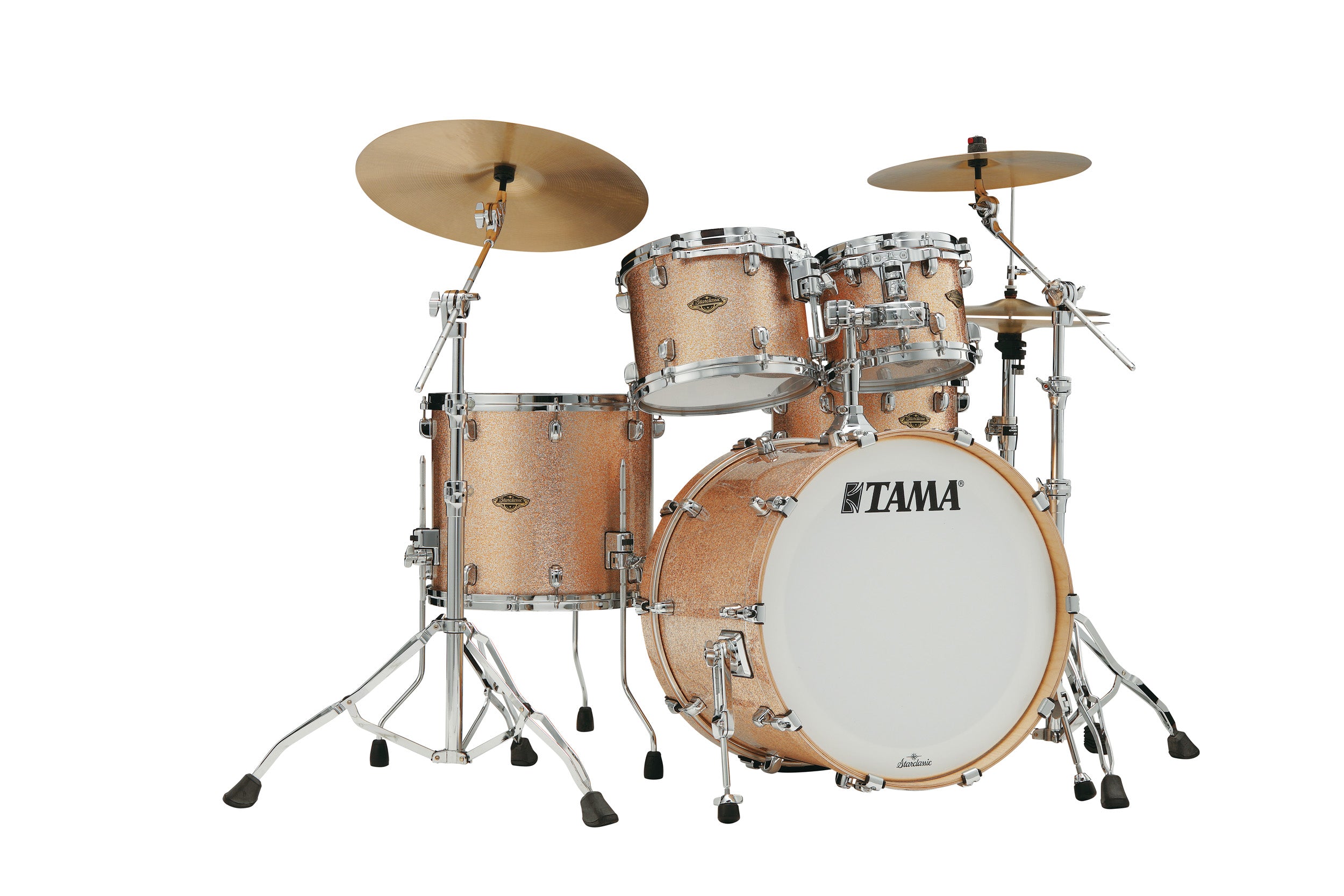 TAMA WBR42S-VCS SC Walnut/Birch 4-shellkit (10,12,16,22), Vintage Champagne Sparkle