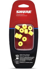 Shure Eaylf1-10 Yellow Foam, 10, All Types