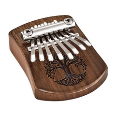 Meinl Sonic Energy Kl801Tol Kalimba Mini Solid, C Major 8-Notes, Black Walnut