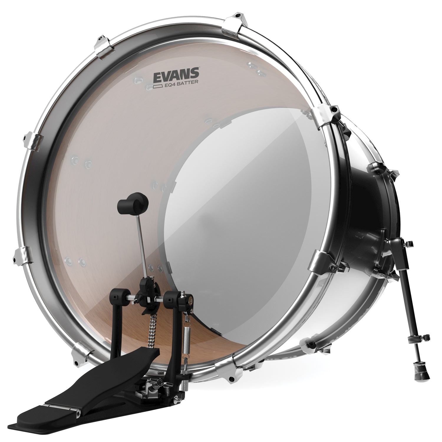 EVANS BD20GB4 20'' Bastrumskinn EQ4 Batter Clear