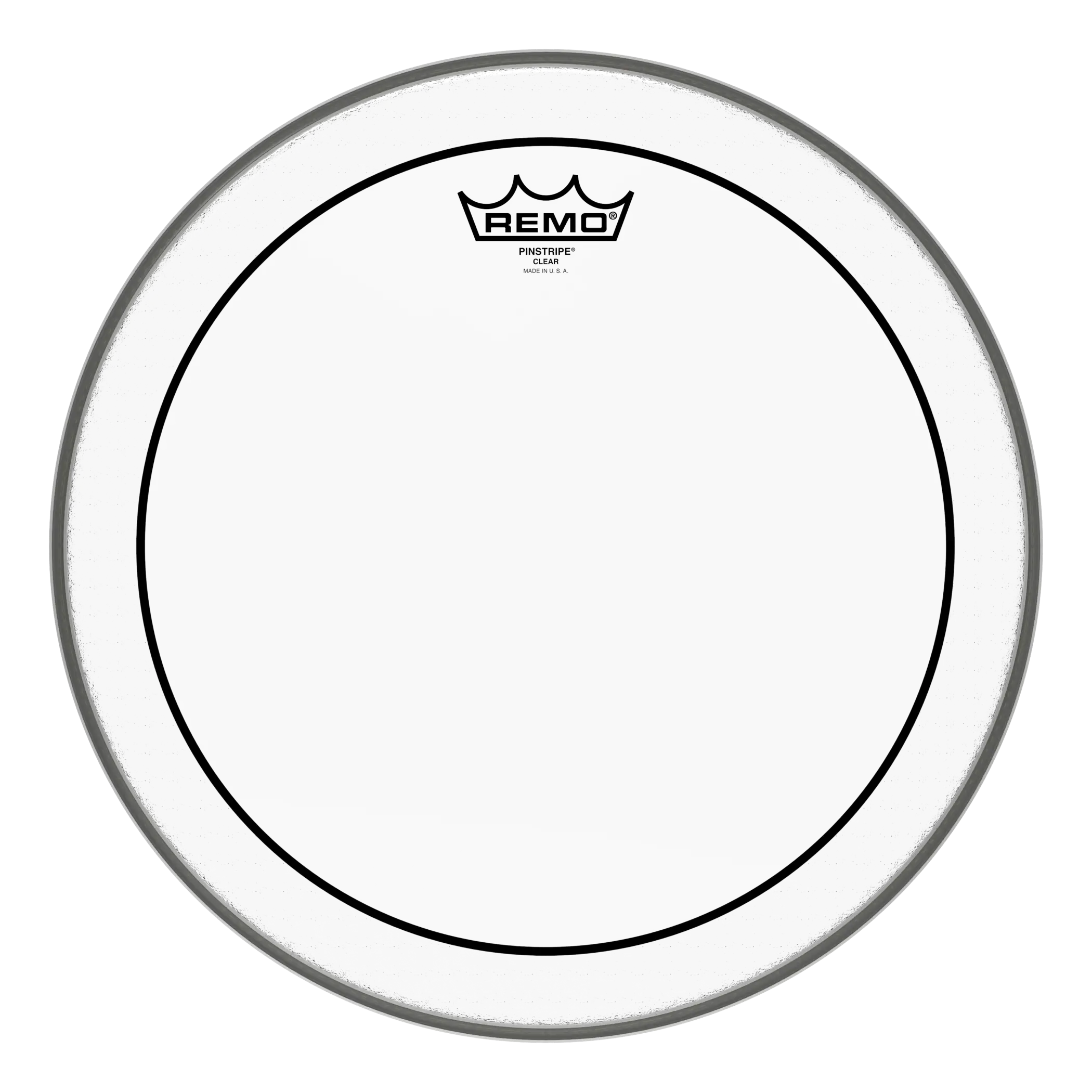 Remo Batter, Pinstripe, Clear, 14 Diameter