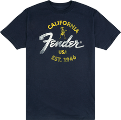 Fender Fender Baja Blue T-Shirt, Blue, L