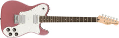 Squier Affinity Series Telecaster Deluxe White Pickguard, Burgundy Mist