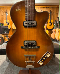 Höfner 1960s Club 50 Sunburst ink. Case Beg.