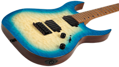Spira Guitars S-500 QAB Trans Aqua Blue