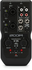 Zoom U24 - Usb Ljudkort 2In/4Ut