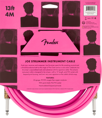 Fender Joe Strummer 13' Instrument Cable, Pink Leopard