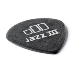 Dunlop 482P114 Tortex Pitch Black Jazz Iii - 12/Plypk