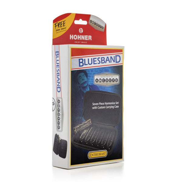 HOHNER Blues Band 7 pcs. Harmonica Set (C,D,E,F,G,A,Bb)