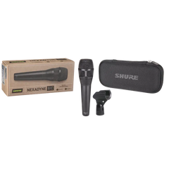 Shure Nexadyne 8/C Mic, XLR, Cardioid, Black