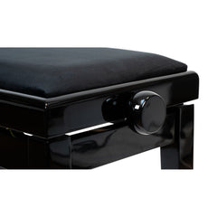 Pulse Pianostol Deluxe Svart Polerad