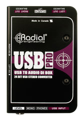 Radial Usb Pro Stereo Usb Laptop Di